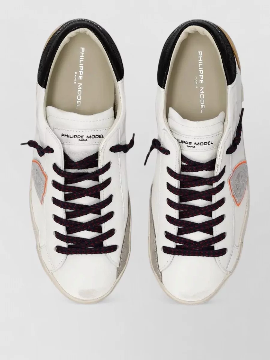 Philippe Model leather lace up sneakers
