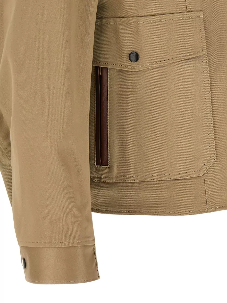 Sacai Cotton Single-Breasted Blouson Jacket