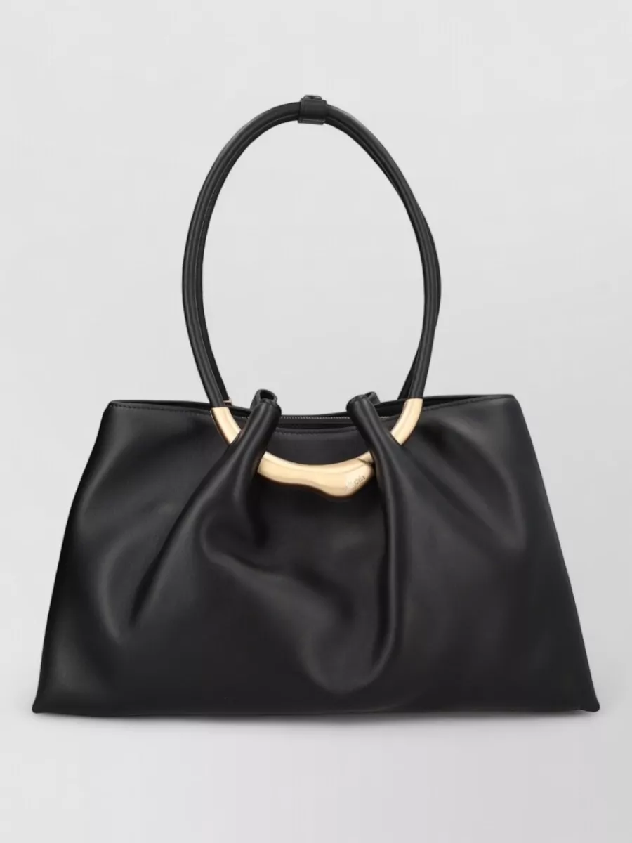 Cult Gaia Leather Shoulder Bag