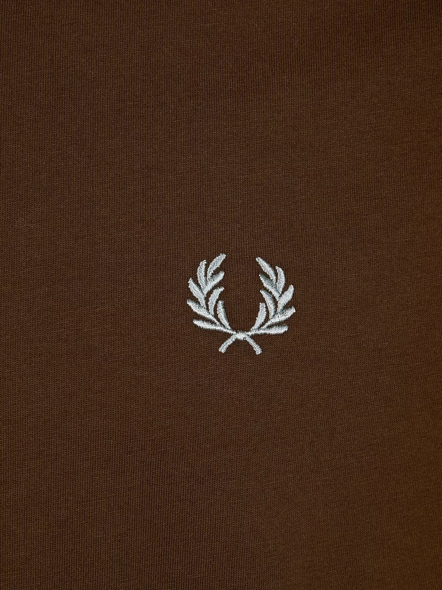 Fred Perry Short Sleeve T-Shirt Contrast Trim Design