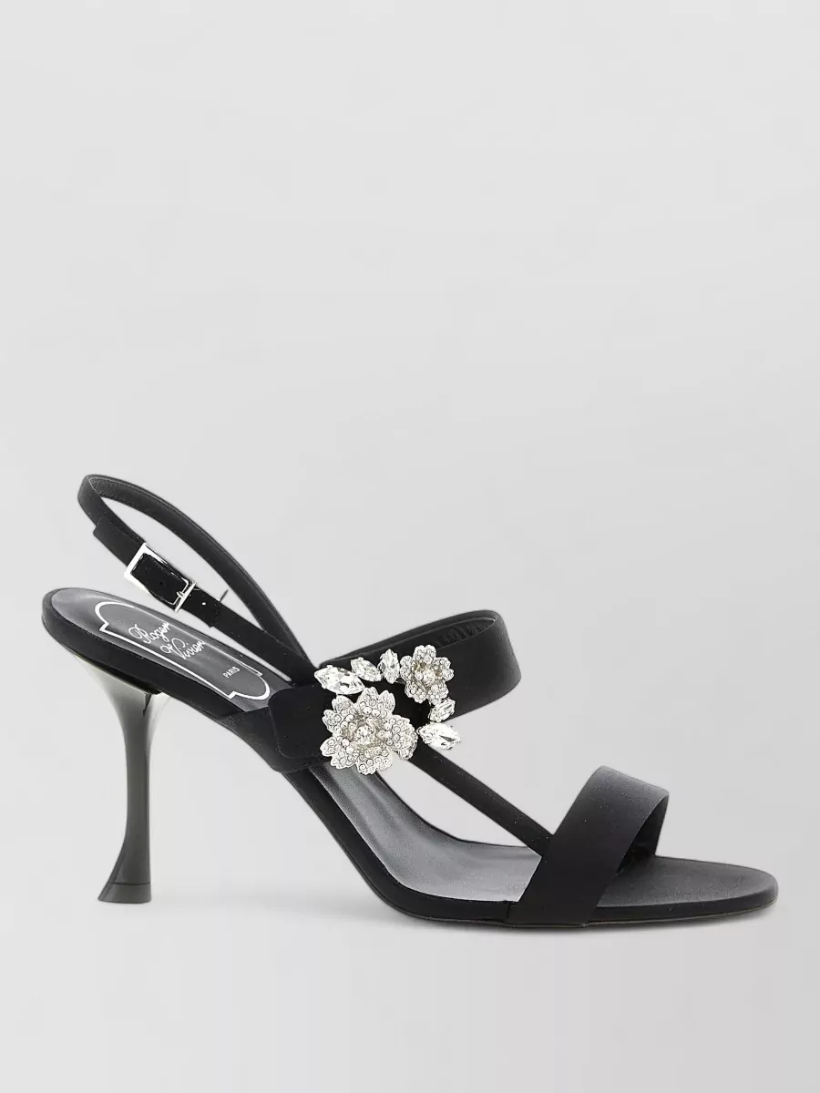 Roger Vivier silk satin high heel sandals