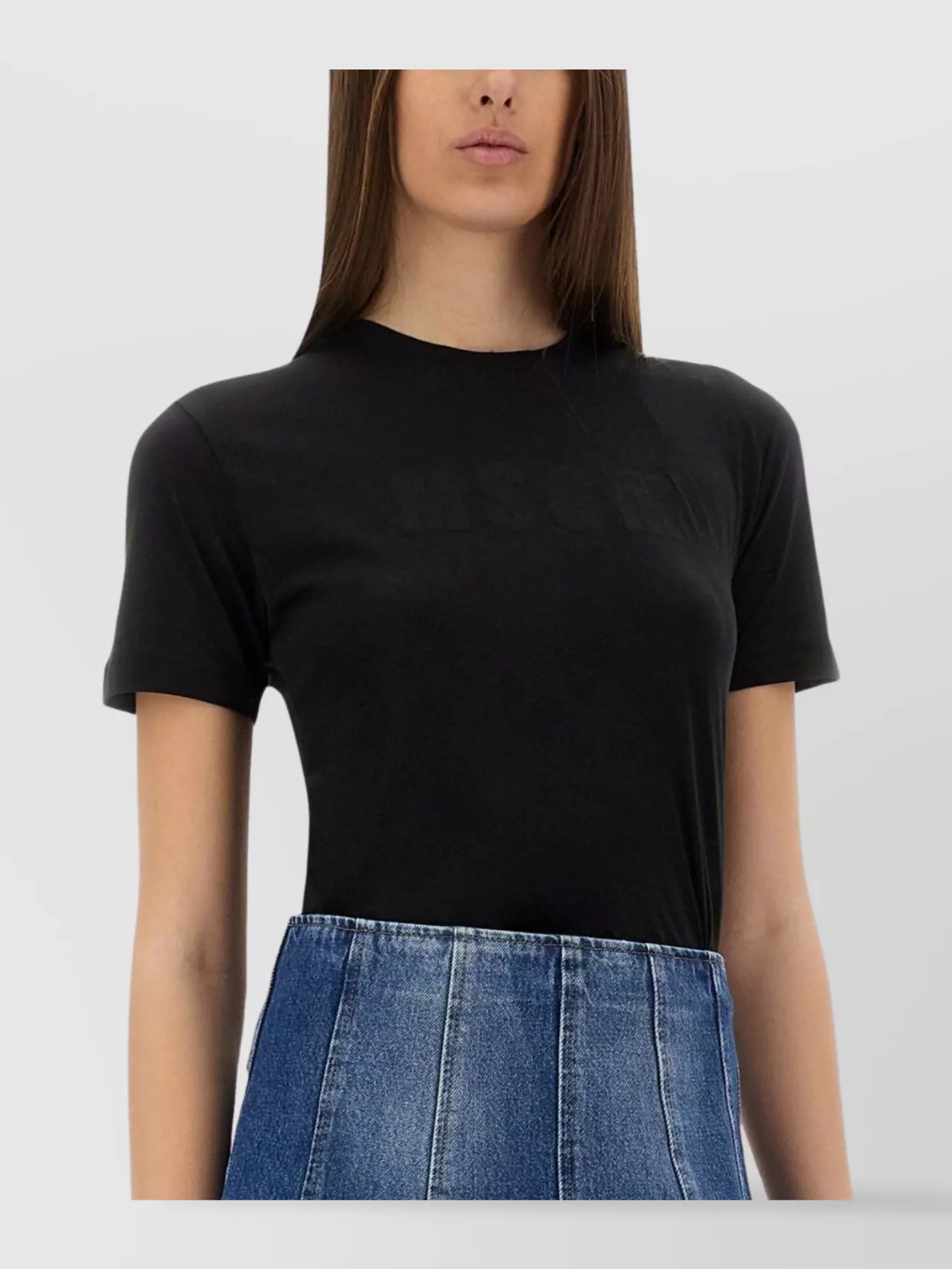 Msgm Slim Fit Crew Neck T-Shirt