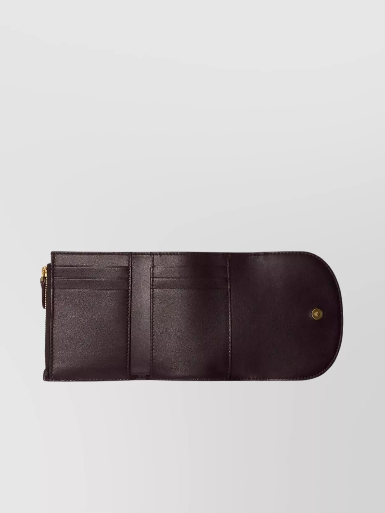 Burberry Check Pattern Compact Wallet