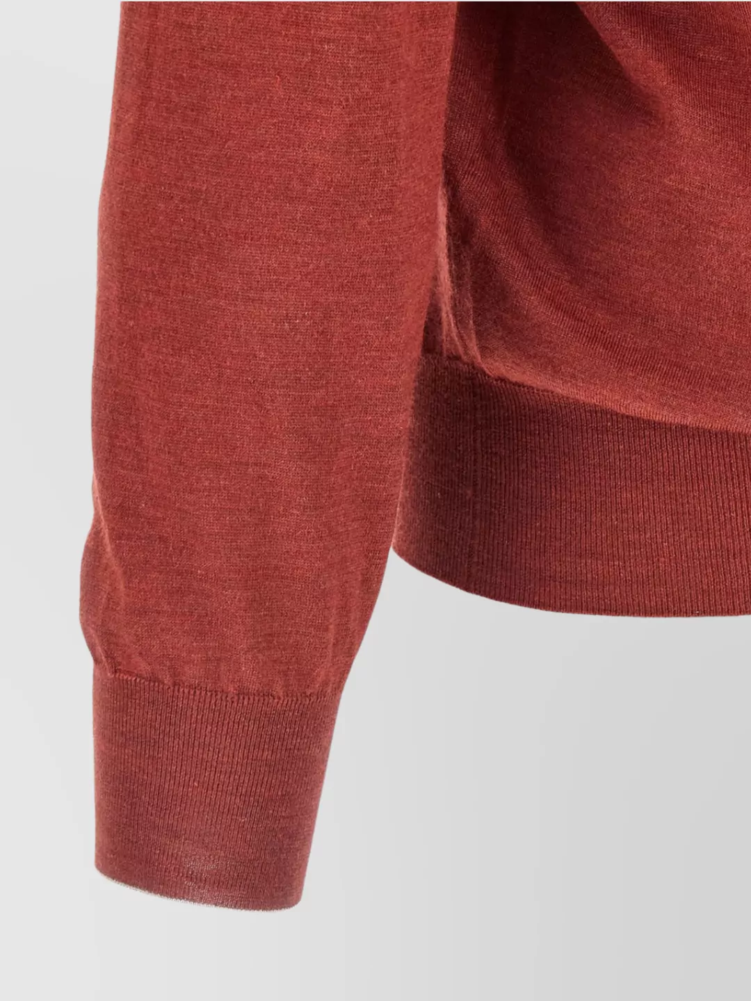 Brunello Cucinelli Ribbed Cuff Knit Polo Shirt