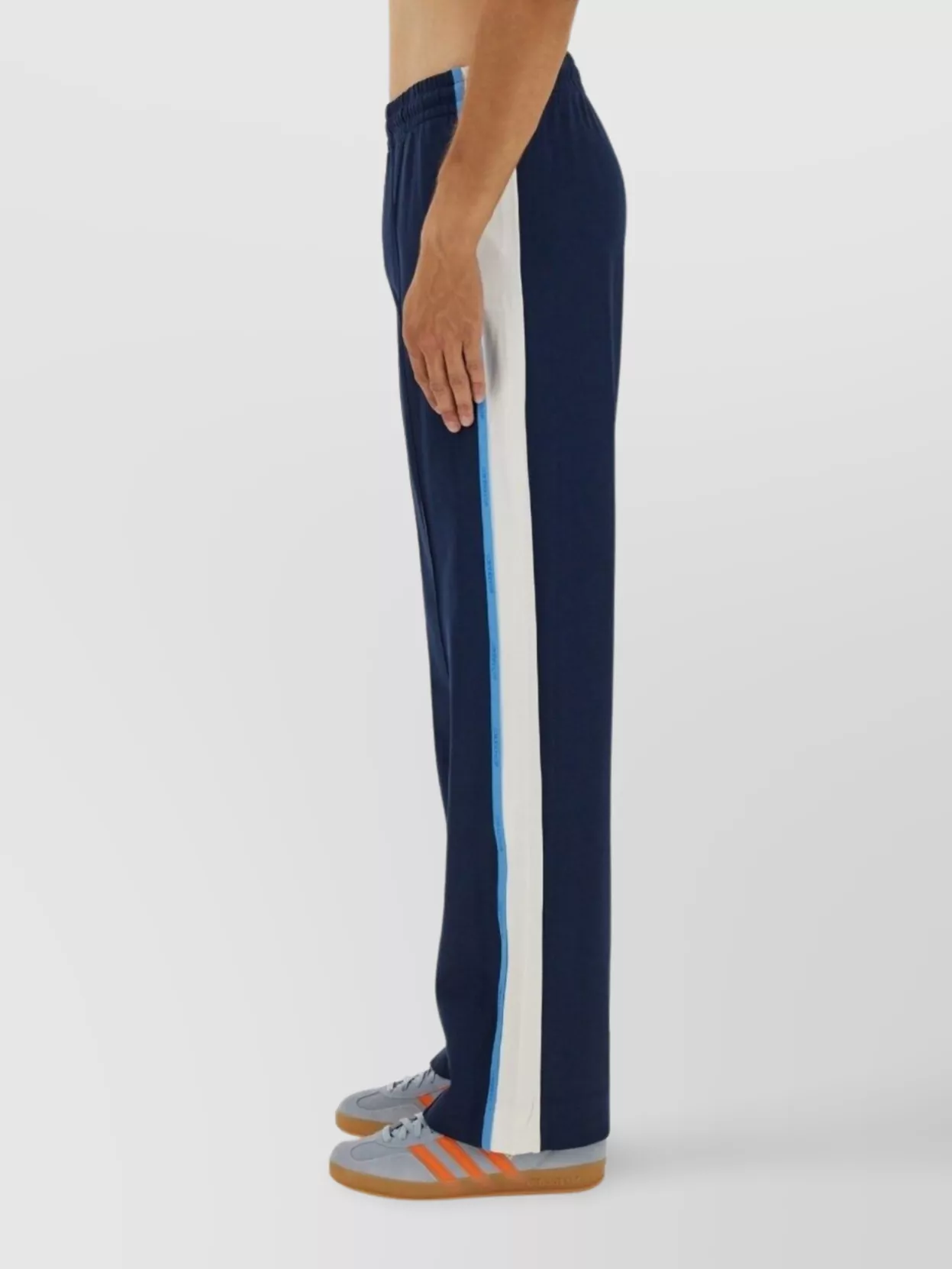 Casablanca Striped Trousers With Elastic Waistband And Pockets