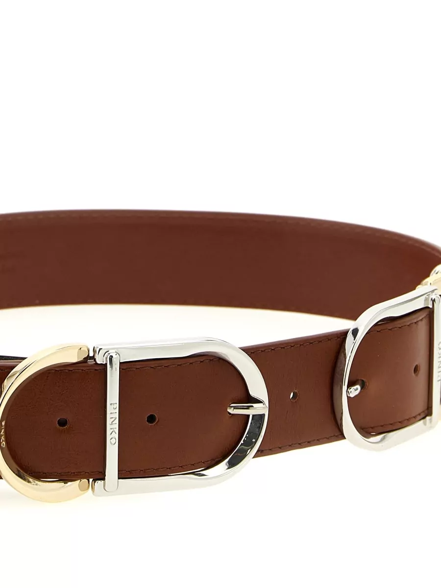 Pinko Hippolita Belt Adjustable Length Dual Buckles