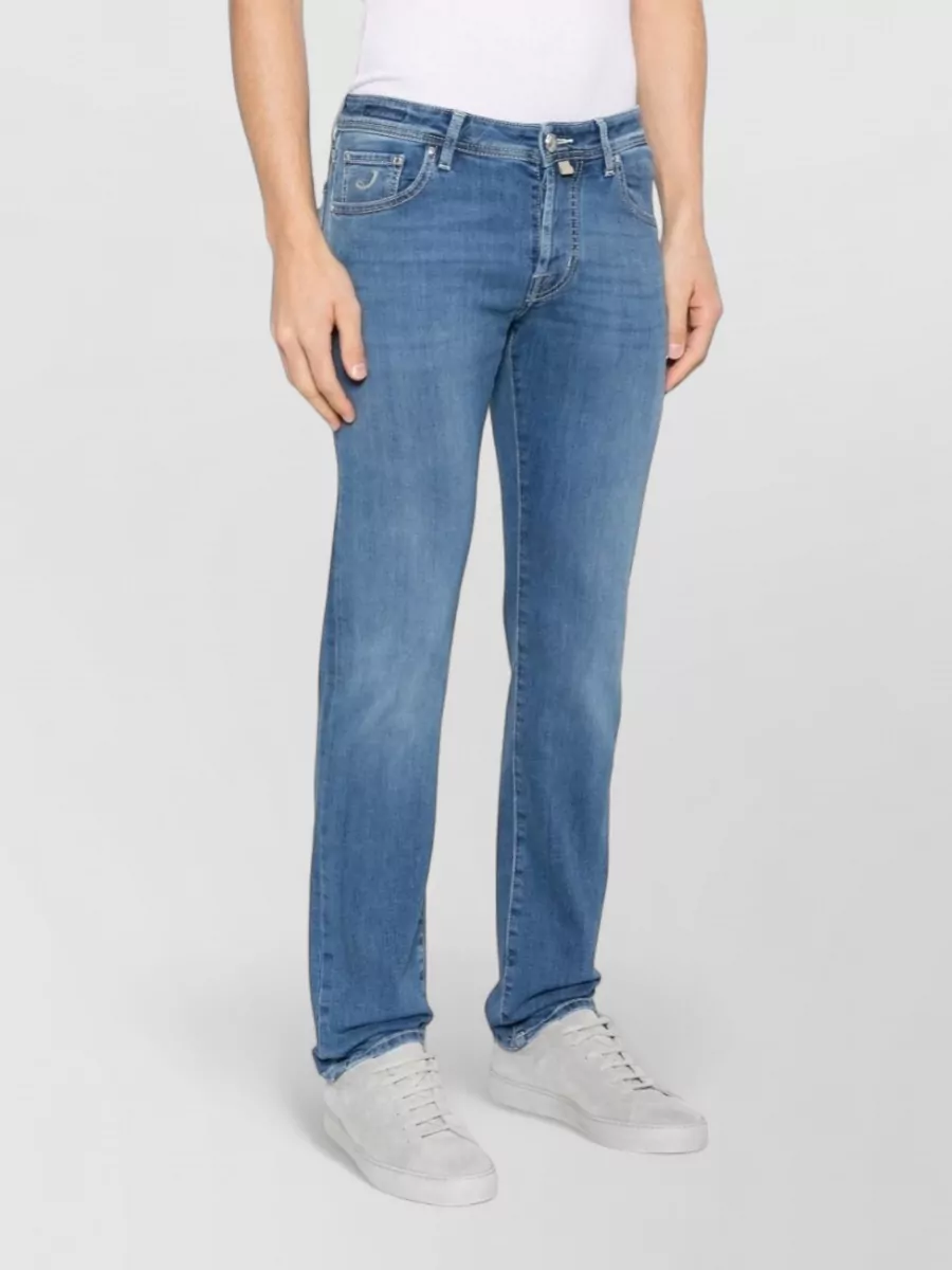 Jacob Cohen Super Slim Fit Five Pocket Denim Trousers