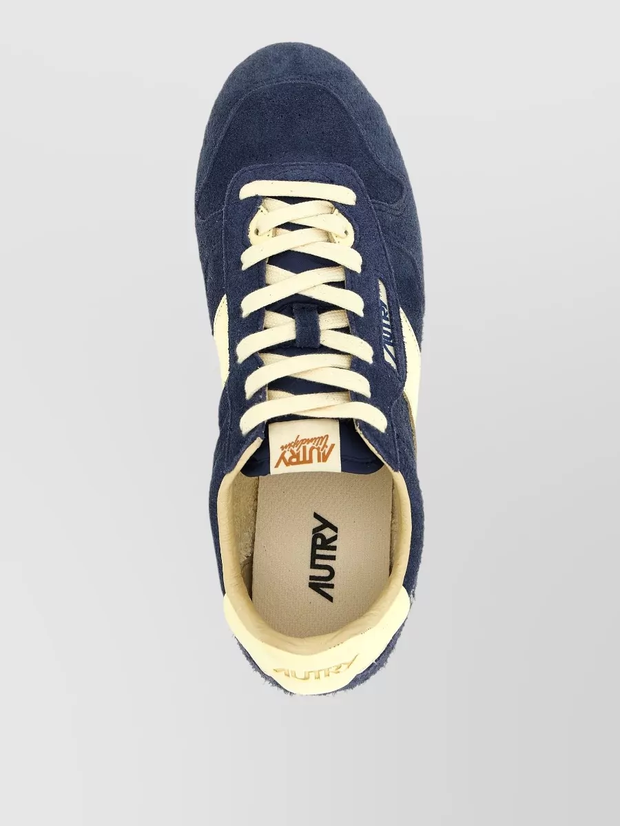Autry Windspin Low Top Suede Sneakers Rubber Sole