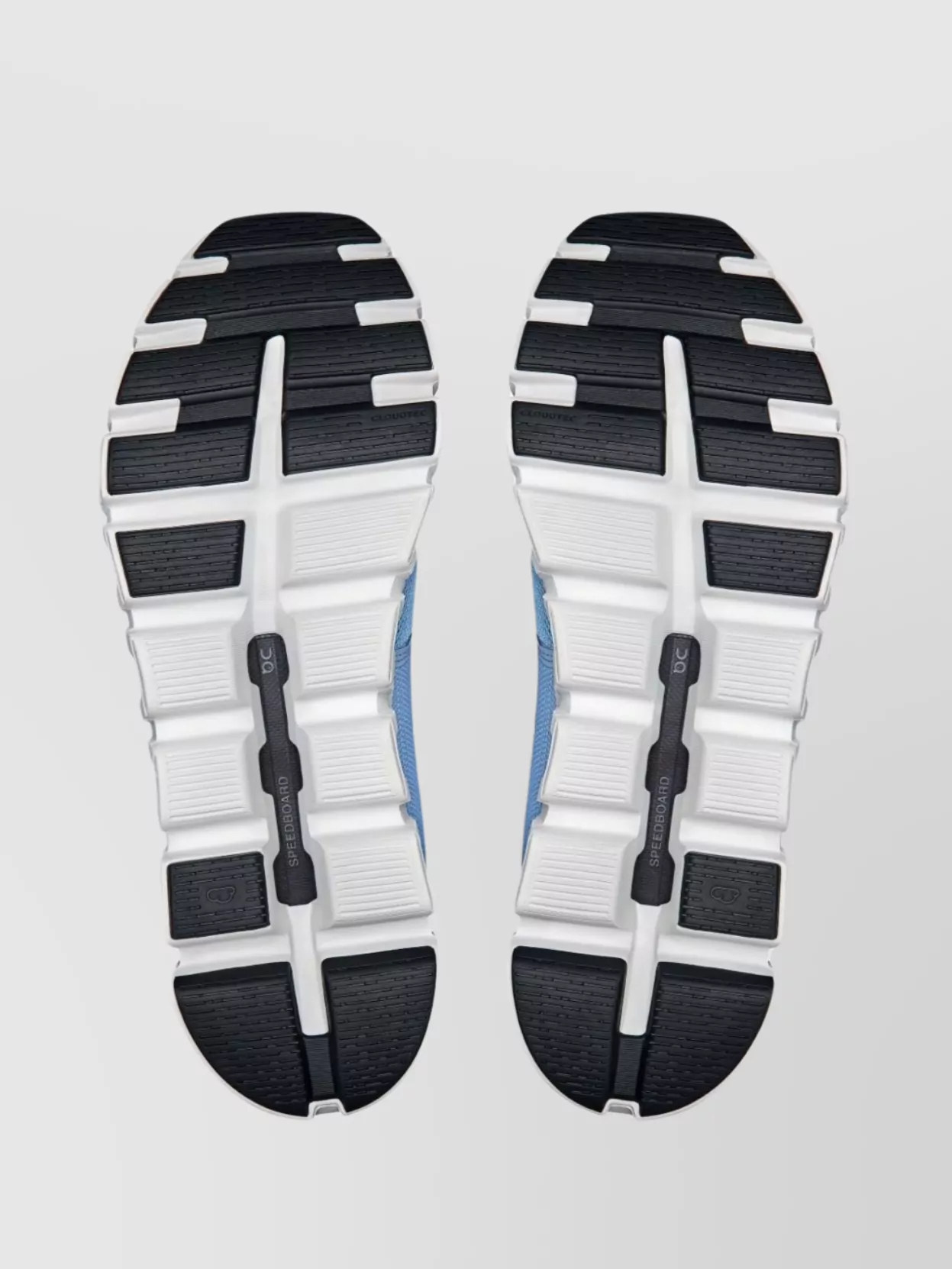 On Running Mesh Panel Round Toe Rubber Sole Sneakers