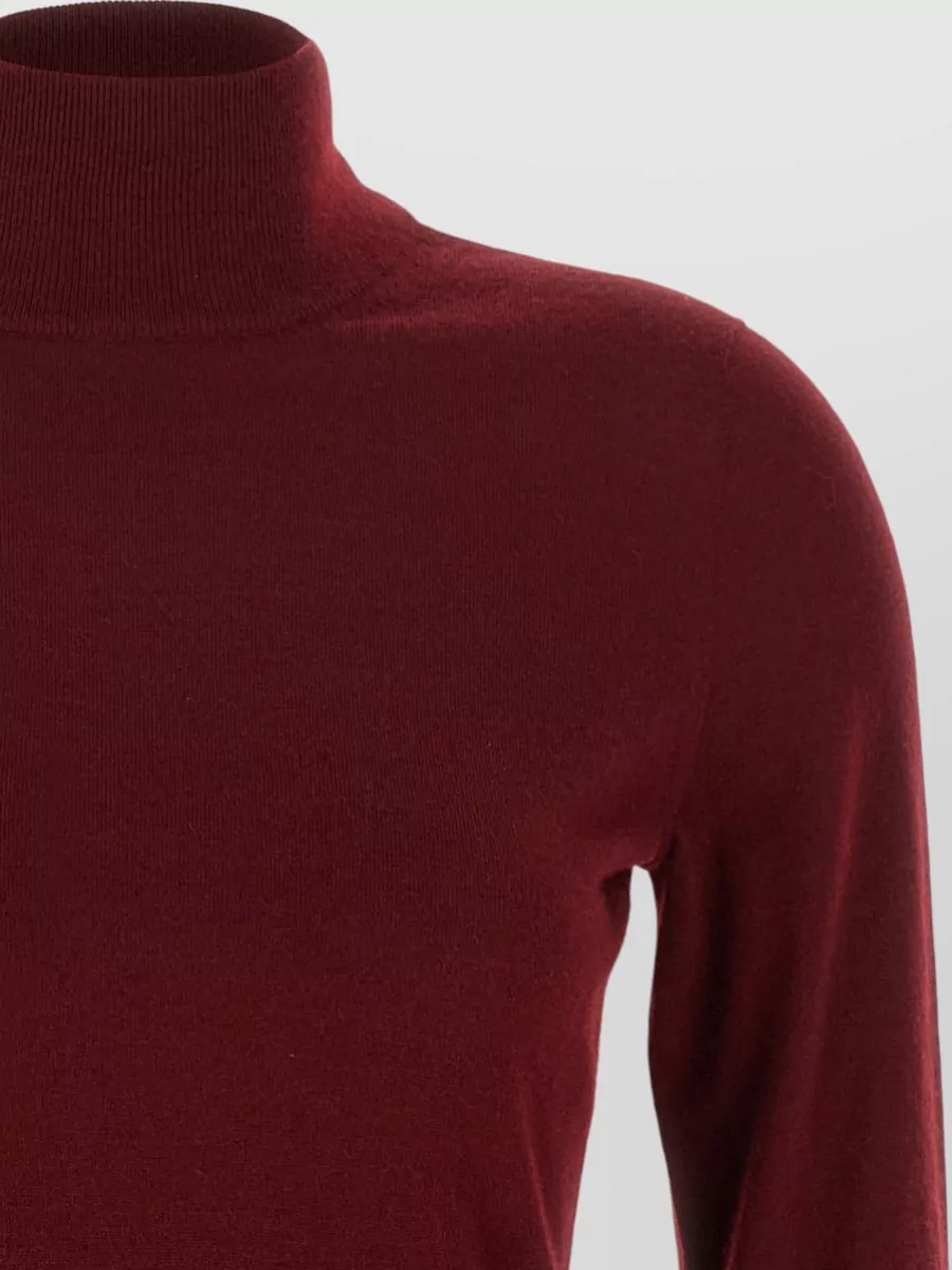 Max Mara Cashmere Fine-Knit Turtleneck Sweater