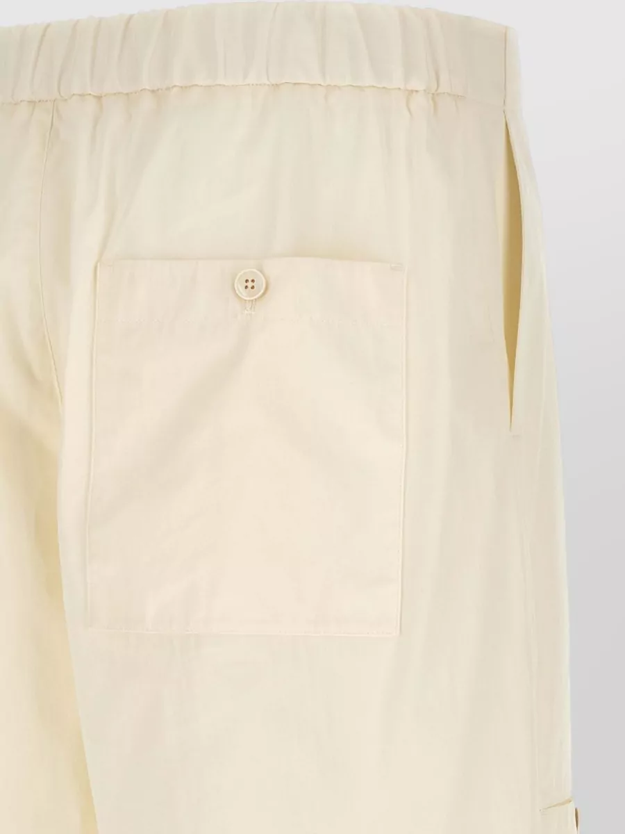 Jil Sander Cotton Straight-Leg Cargo Trousers