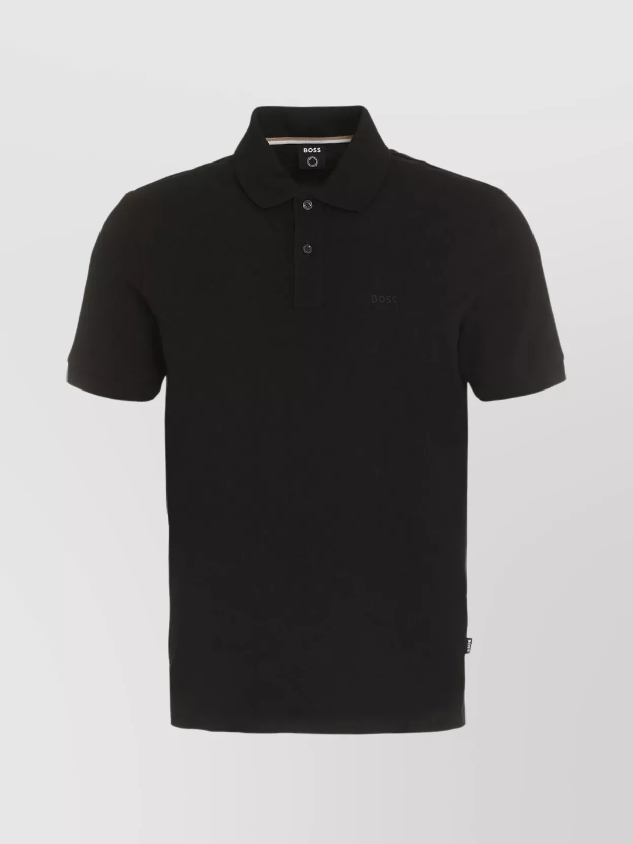 Boss Embroidered Logo Polo Shirt Piqué