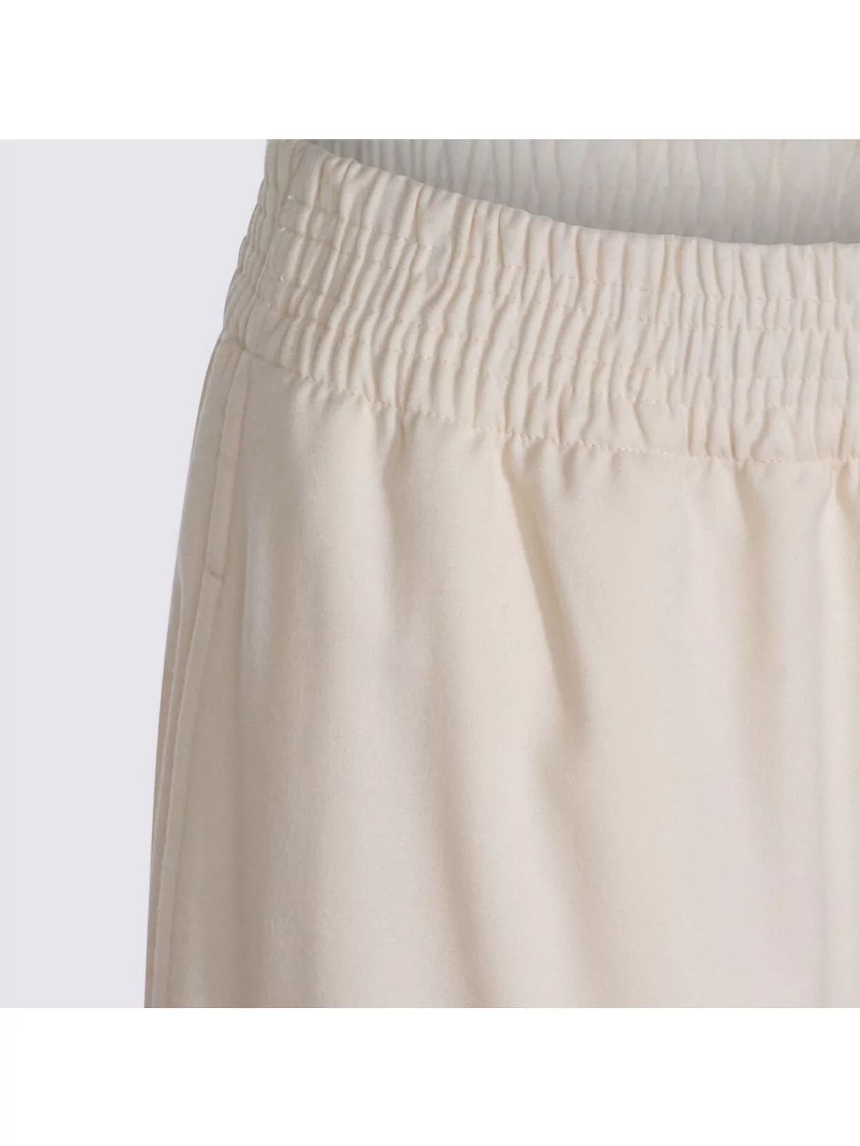 Fabiana Filippi Relaxed Wide Leg Trousers For Everyday Wear In Neutral