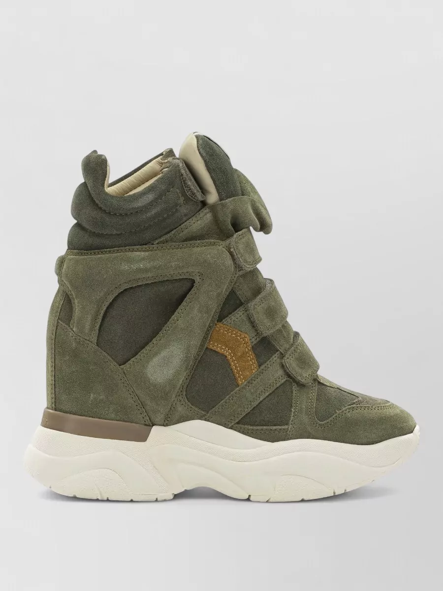 Isabel Marant Leather High-Top Sneakers