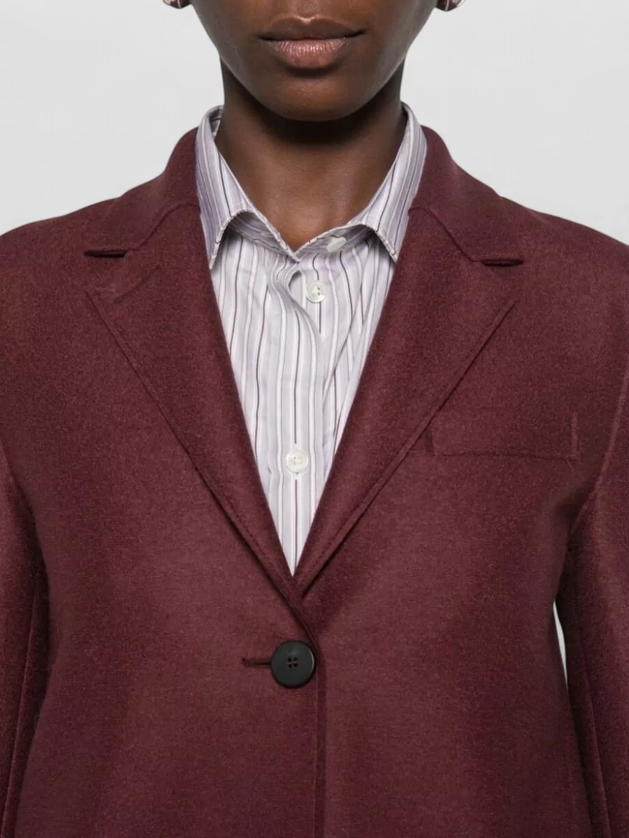 Harris Wharf London Virgin Wool Single-Breasted Blazer