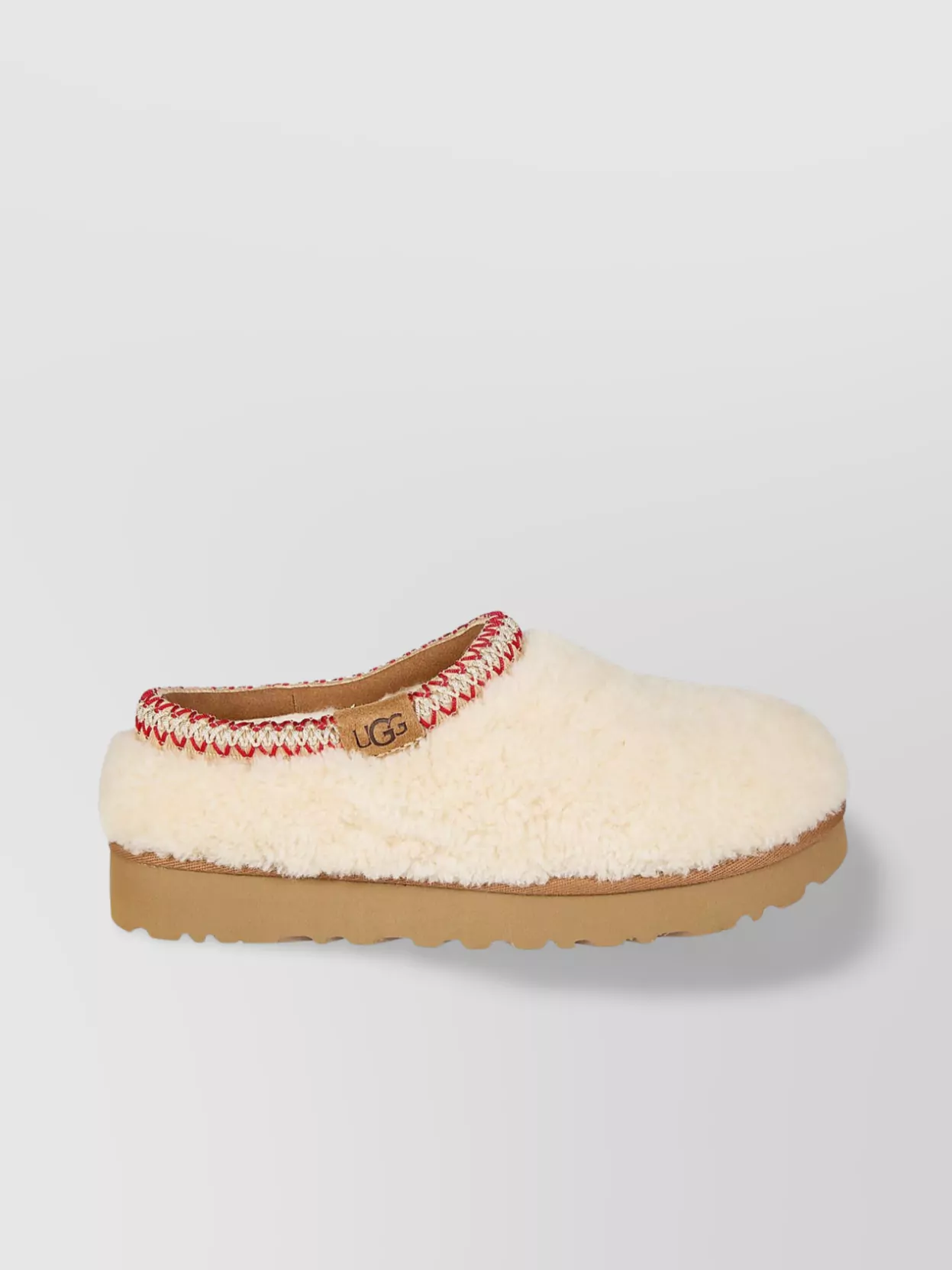 Ugg Tasman Maxi Curly Natural-coloured Slipper