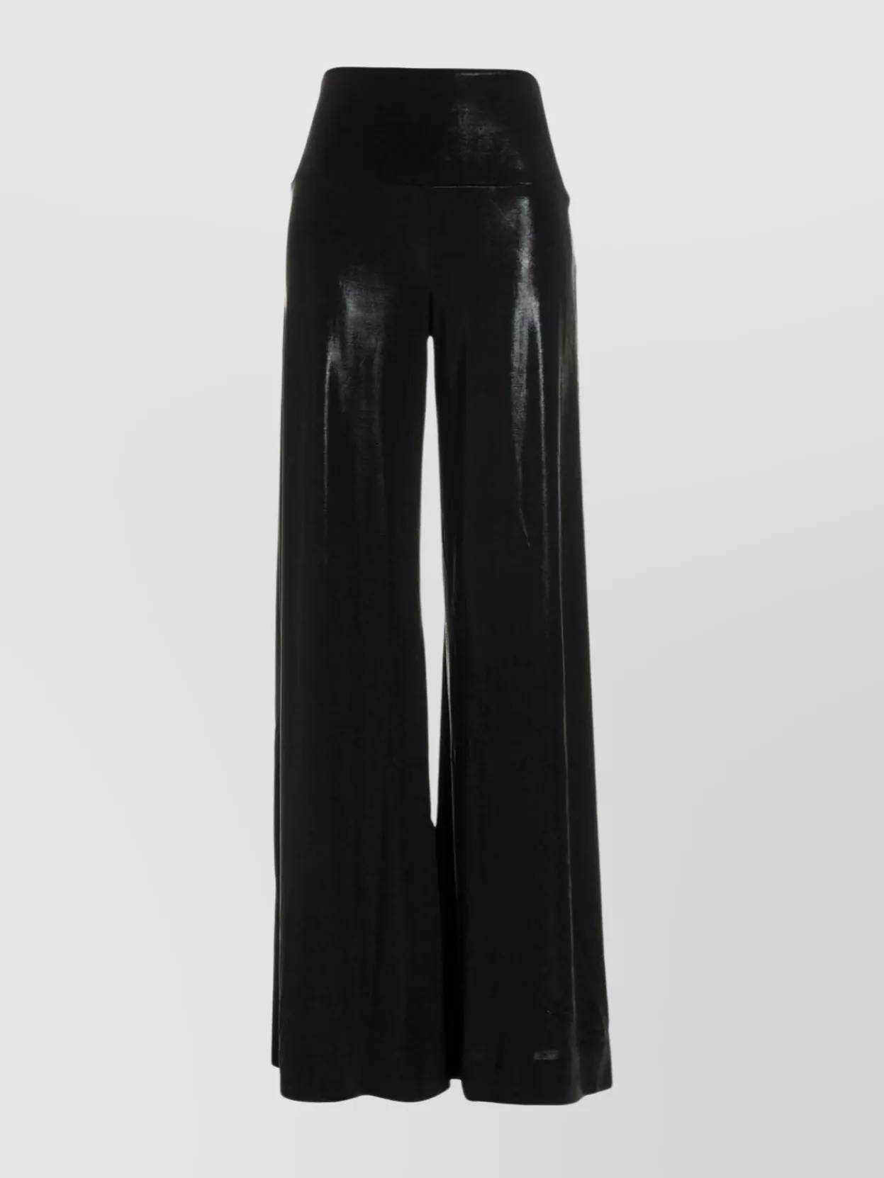 Norma Kamali Black Wide-leg Trousers