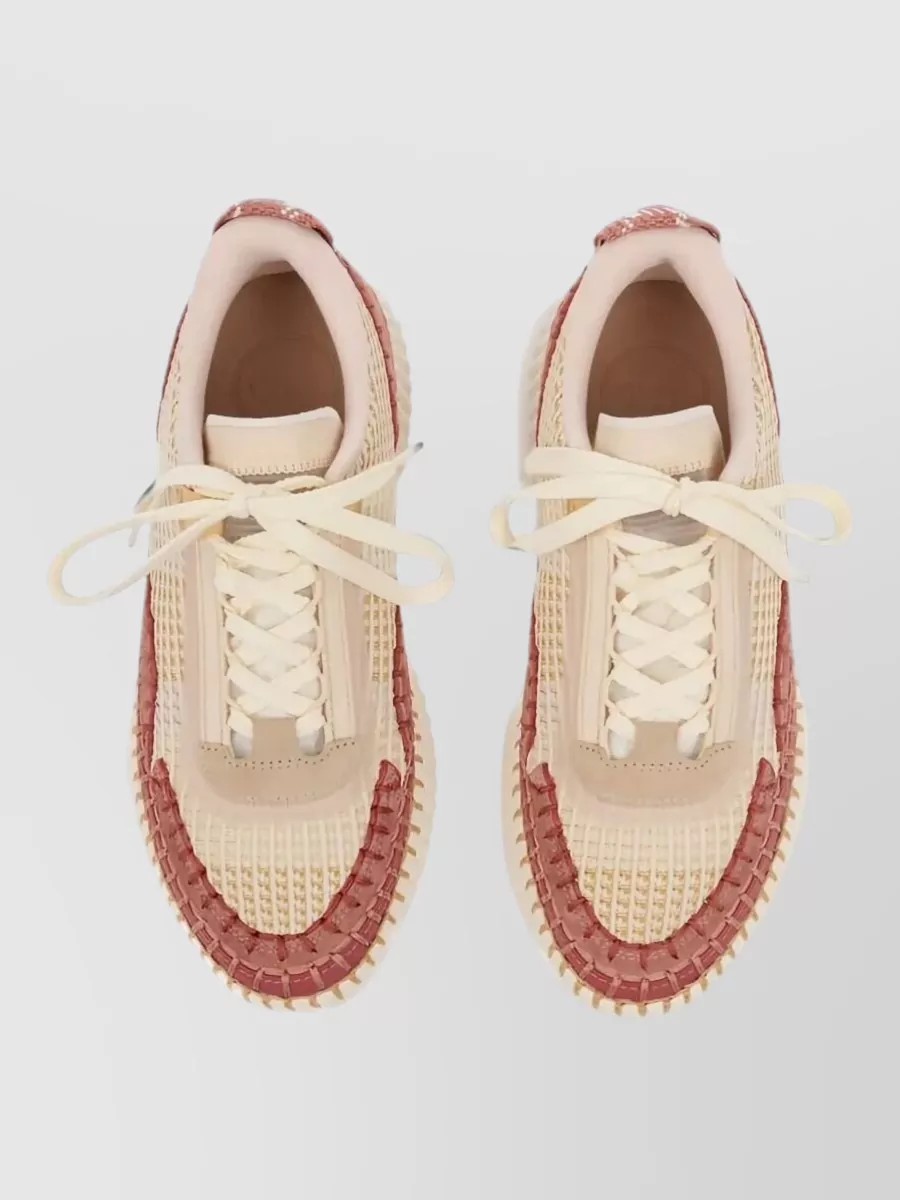 Chloé Nama Lace-Up Sneakers