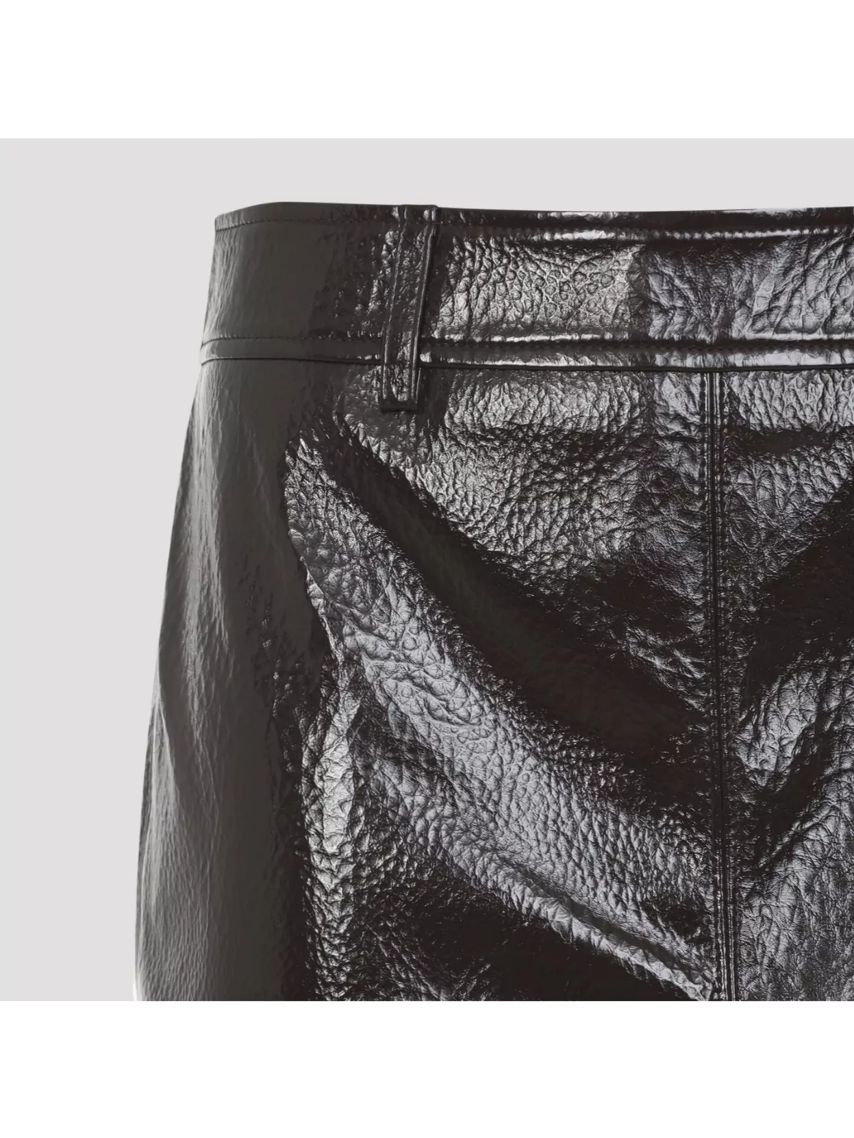 The Frankie Shop Crackled Pencil Skirt Textured Surface