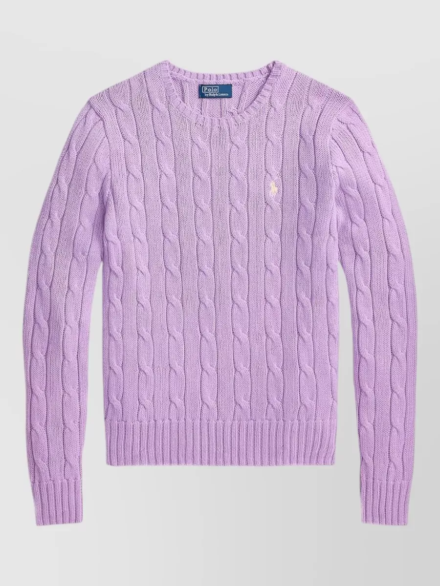 Polo Ralph Lauren cable-knit cotton slim-fit jumper