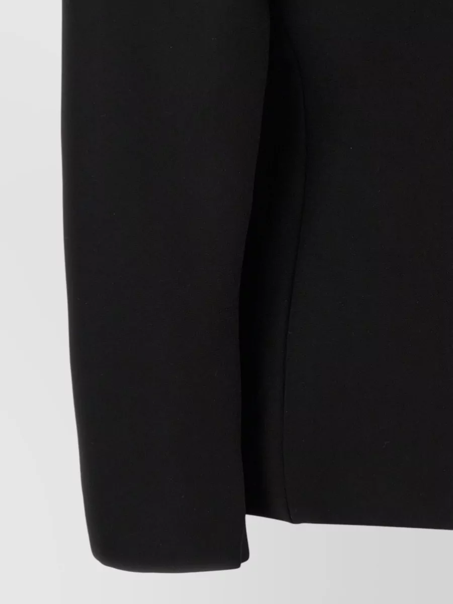 Jacquemus La Veste Ovalo V-Neck Tailored Blazer