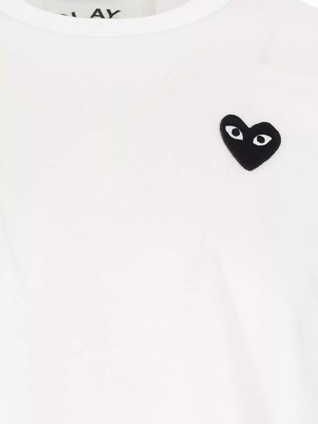 Comme Des Garçons Play Short Sleeve Top Featuring Crew Neck