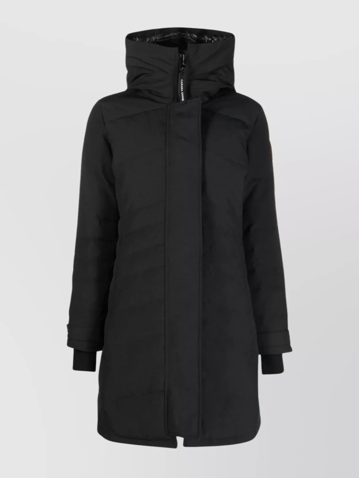Shop Canada Goose Lorette Adaptable Hooded Quilted Parka In Black