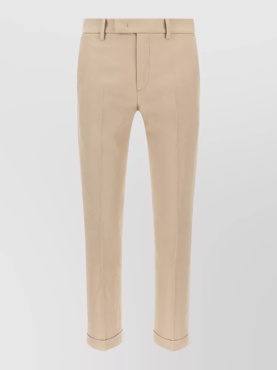 Department 5 cotton low-rise straight-leg tailored trousers