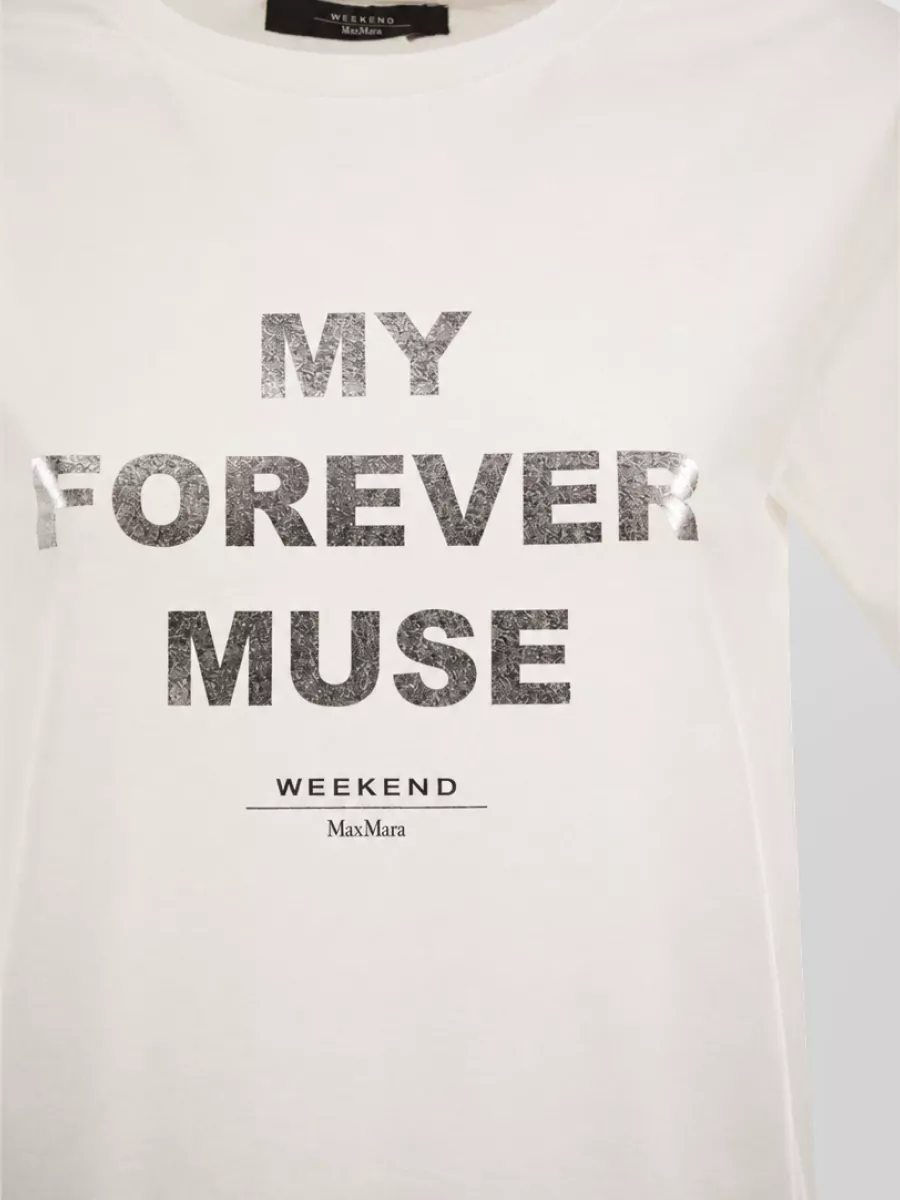 Weekend Max Mara Printed Cotton T-Shirt