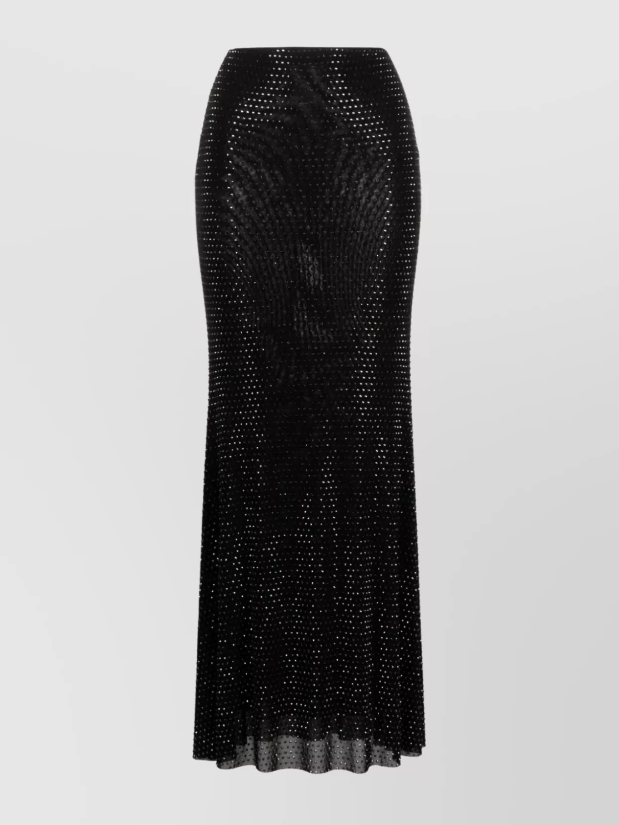 Shop Self-portrait Embellished Elastic Waist Maxi Skirt