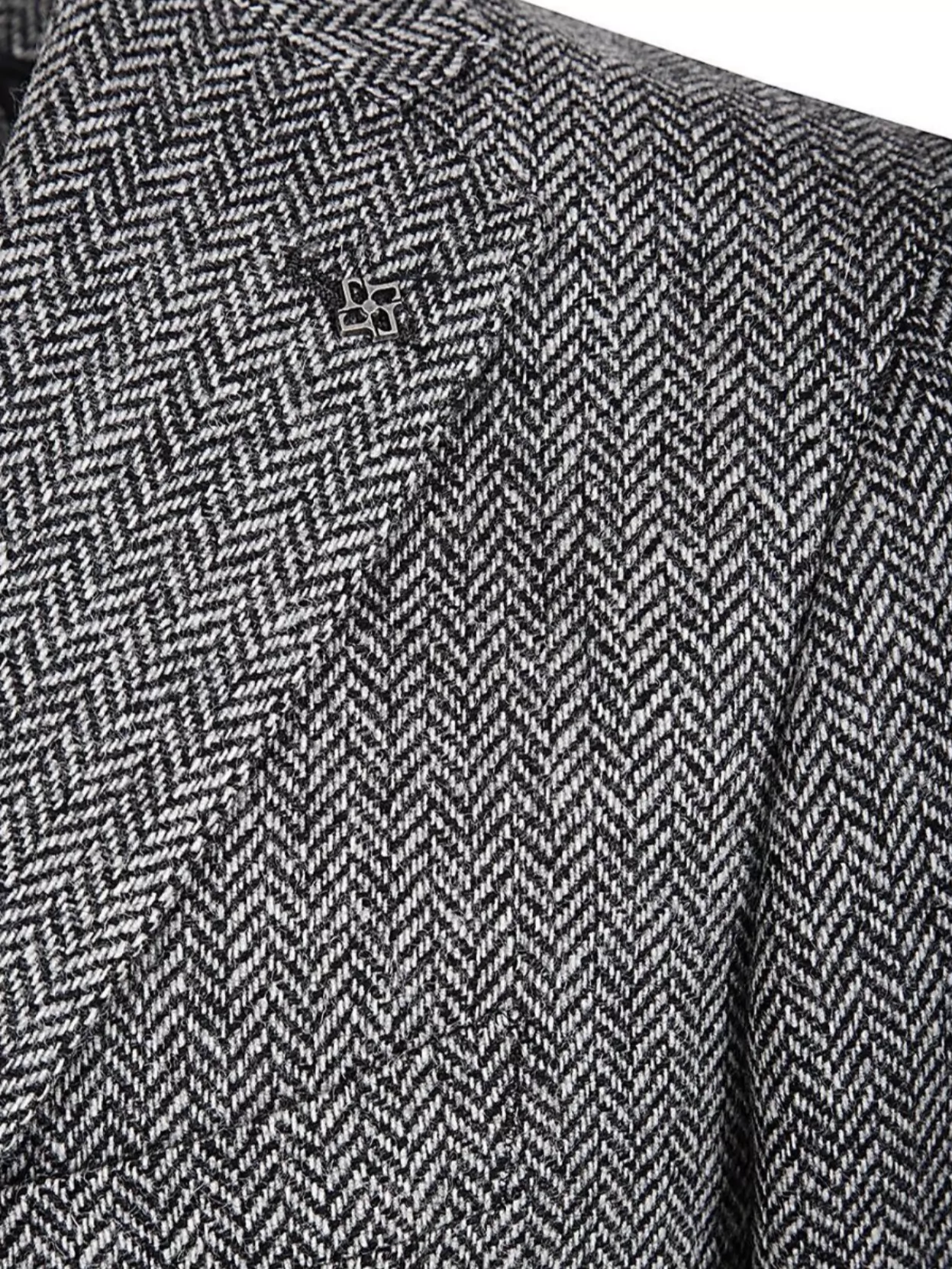 Tagliatore Single Breast Jacket Herringbone Pattern