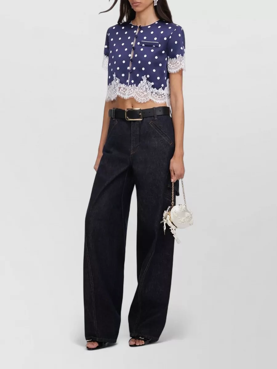 Self-Portrait Satin Blouse