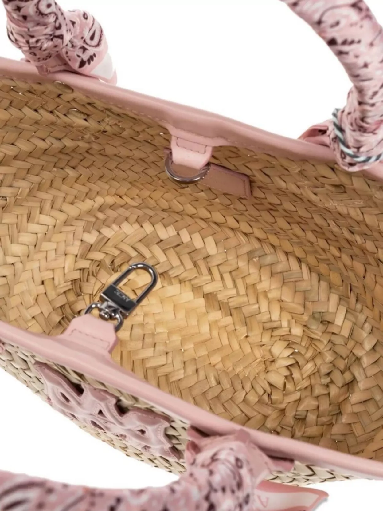 Amiri Micro Tote Bag Crafted From Natural Materials