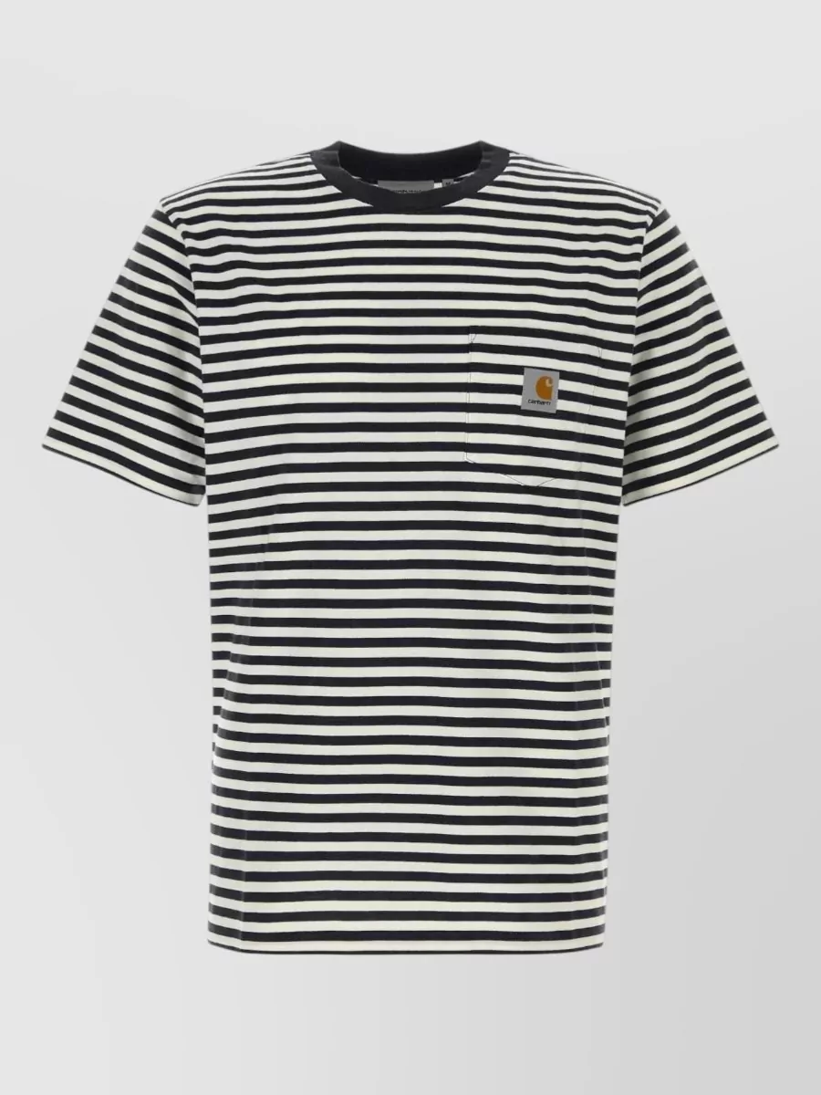 Carhartt Wip Cotton Short-Sleeve Embroidered T-Shirt