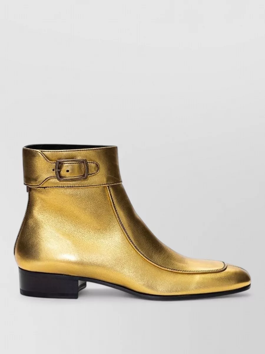 Saint Laurent Leather Ankle Boots