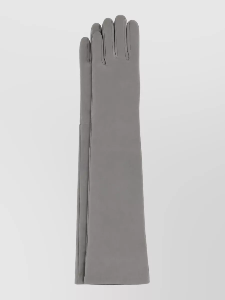 The Frankie Shop leather long gloves