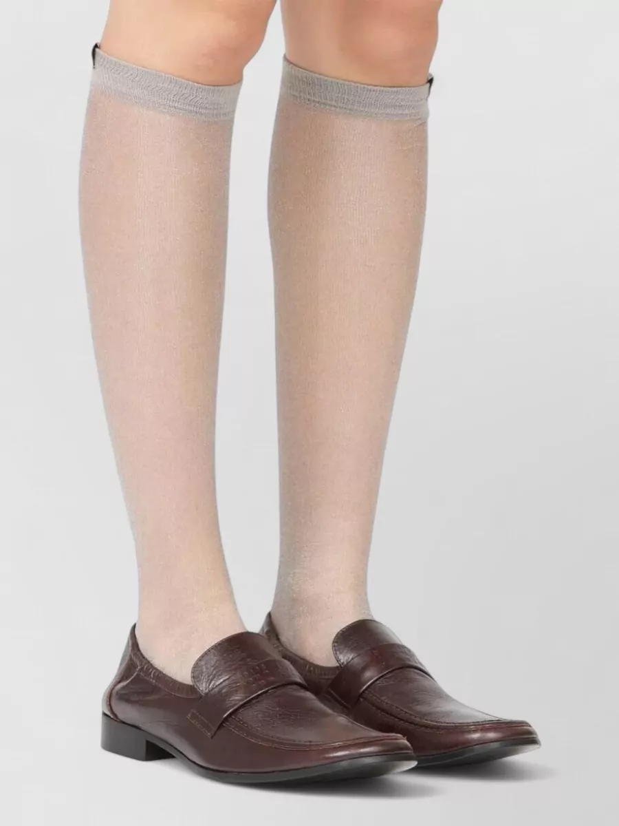 Mm6 Maison Margiela Organza Long Socks