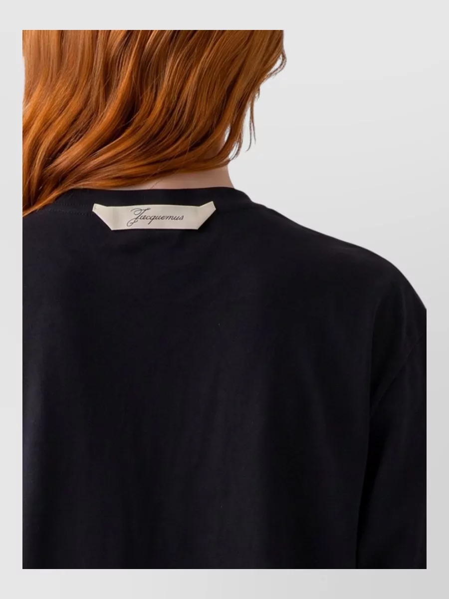 Jacquemus Ribbed Crew Neck Short Sleeve T-Shirt