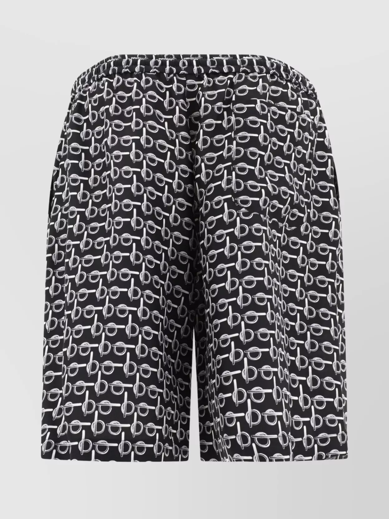 Burberry Silk Printed Deck Shorts