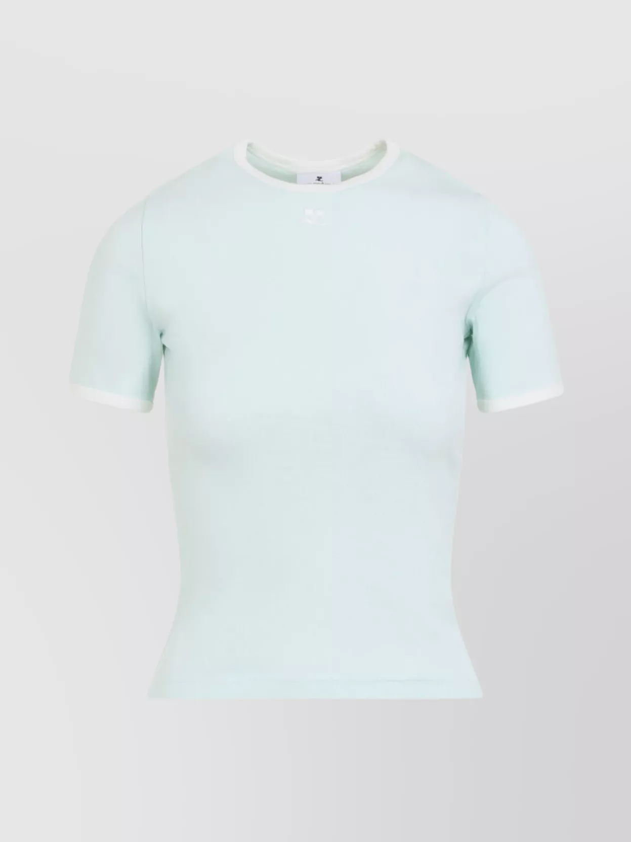 Courrèges Short Sleeve Crew Neck T-Shirt Design