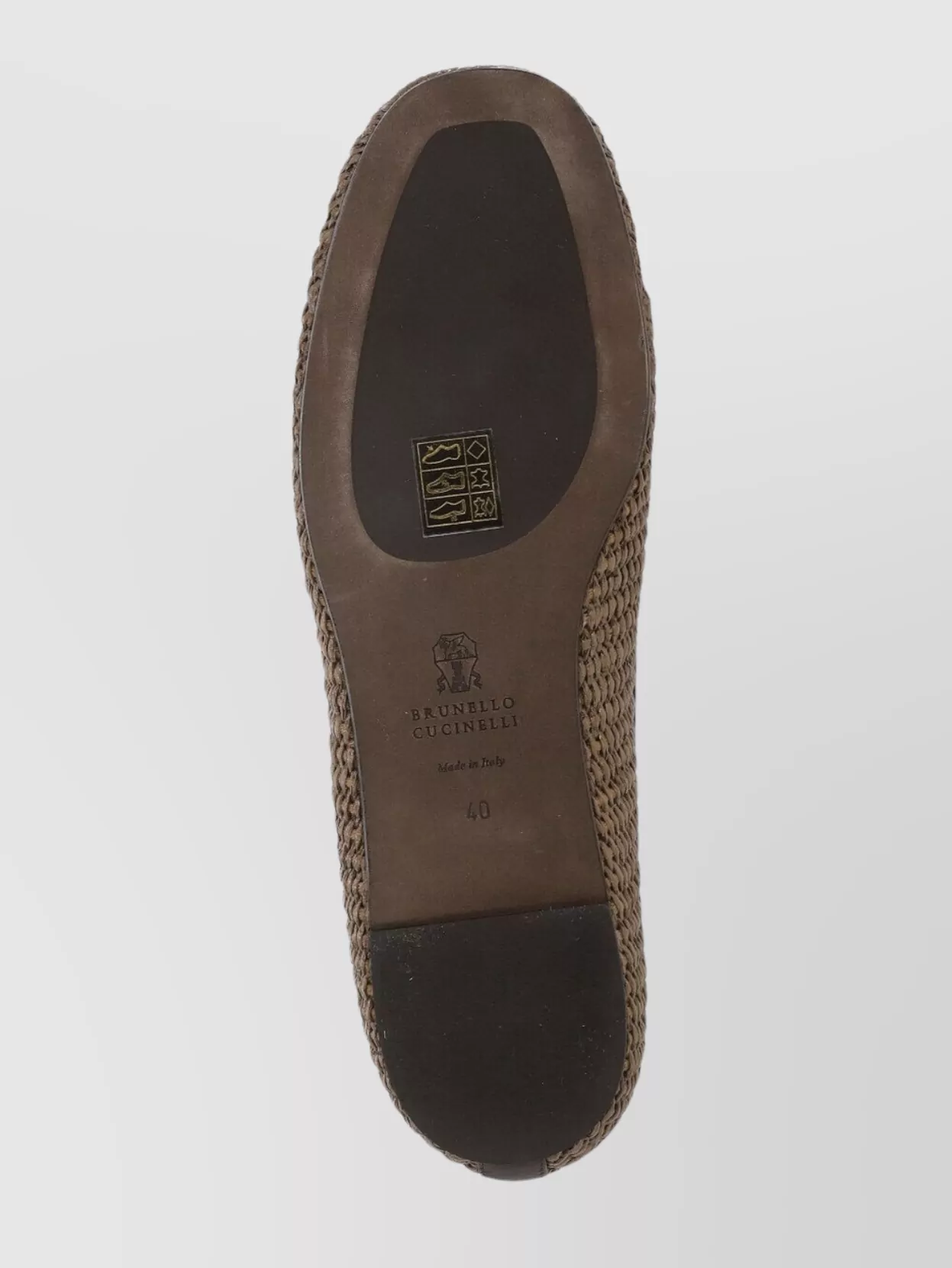 Brunello Cucinelli Woven Pattern Lace-Up Shoes