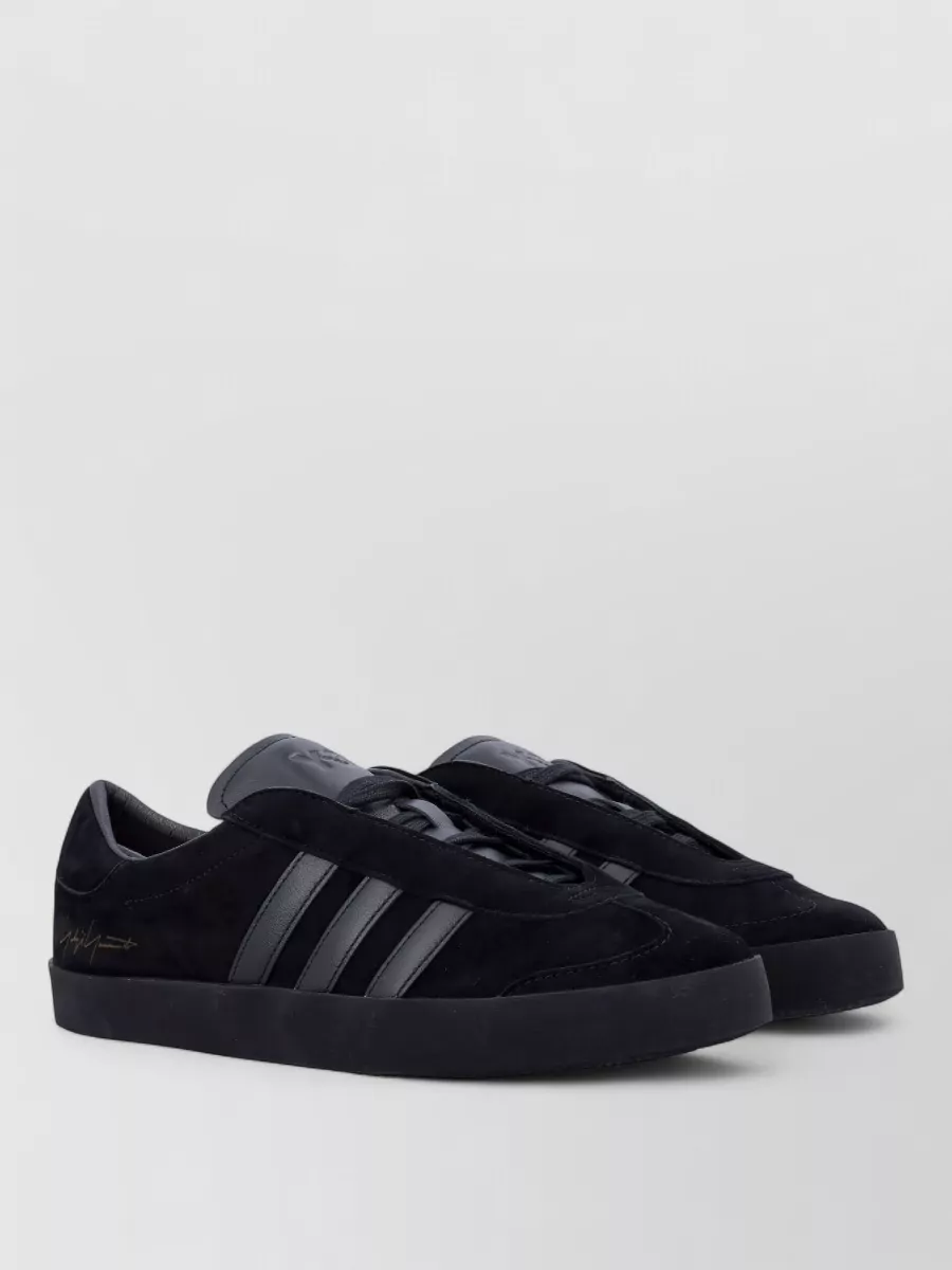 Y-3 leather gazelle lace-up sneakers