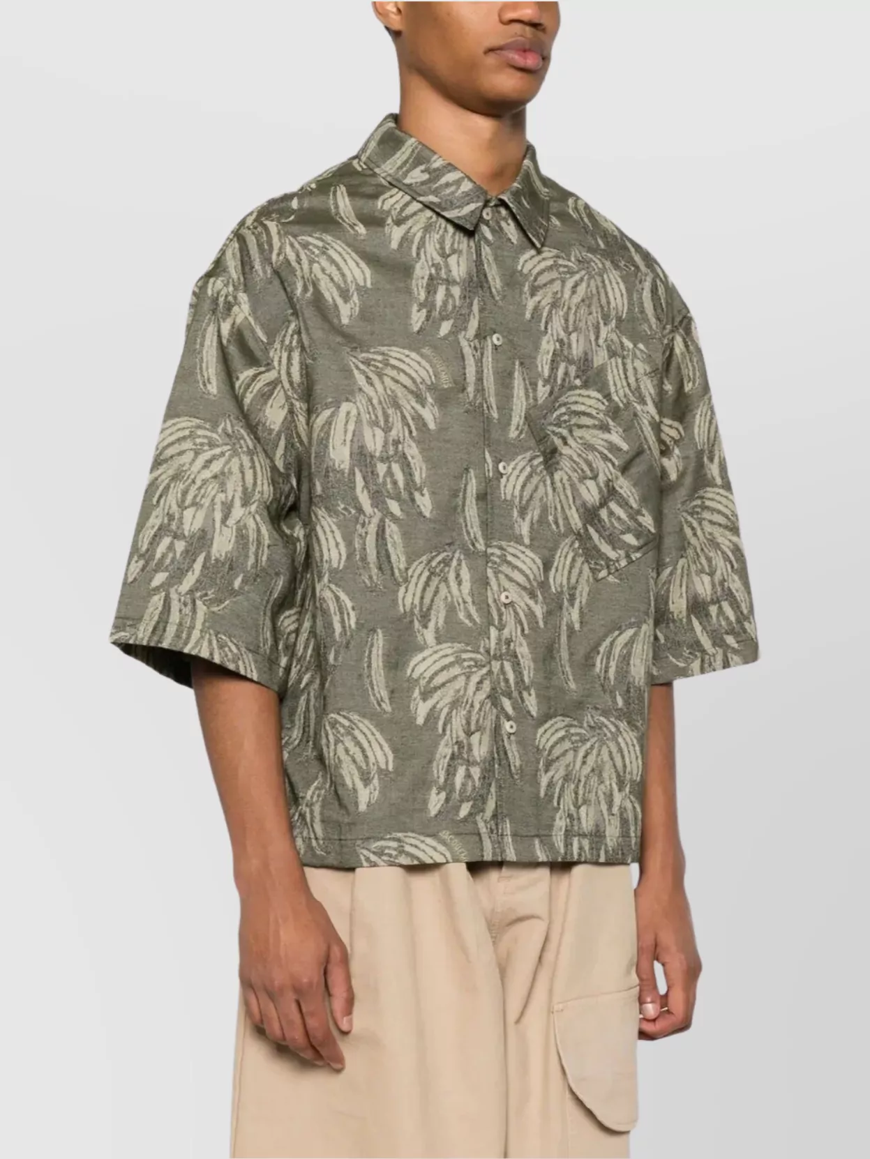Jacquemus Aloe Shirt Print 3/4 Sleeves