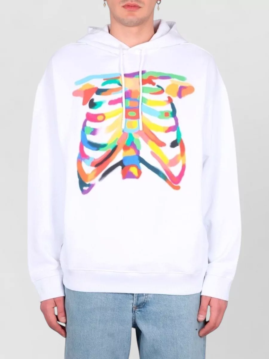 Marcelo Burlon County Of Milan Ribbed Hoodie
