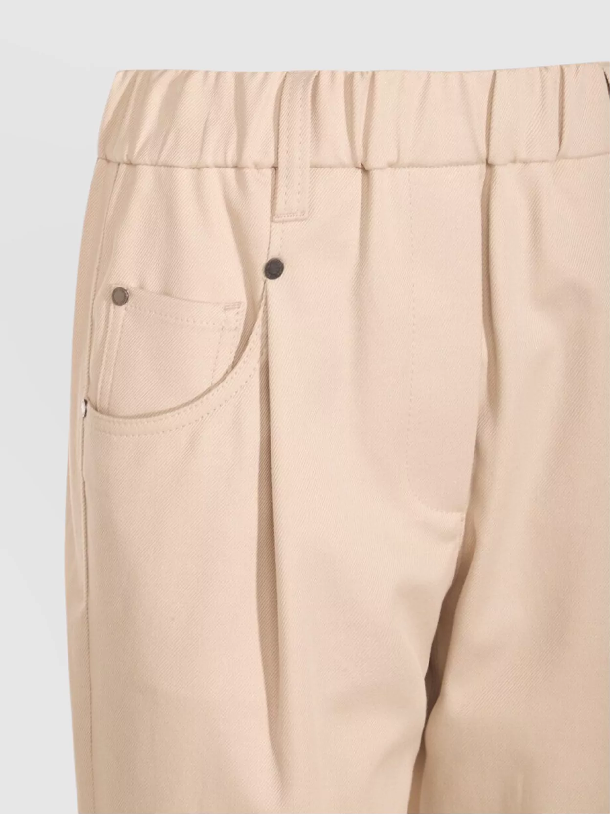Brunello Cucinelli Relaxed fit trousers elastic waistband