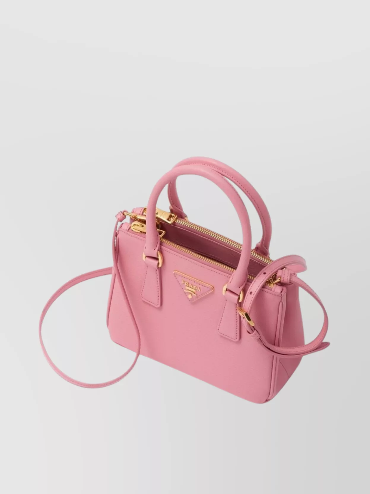 Prada Saffiano Leather Mini Bag With Detachable Strap