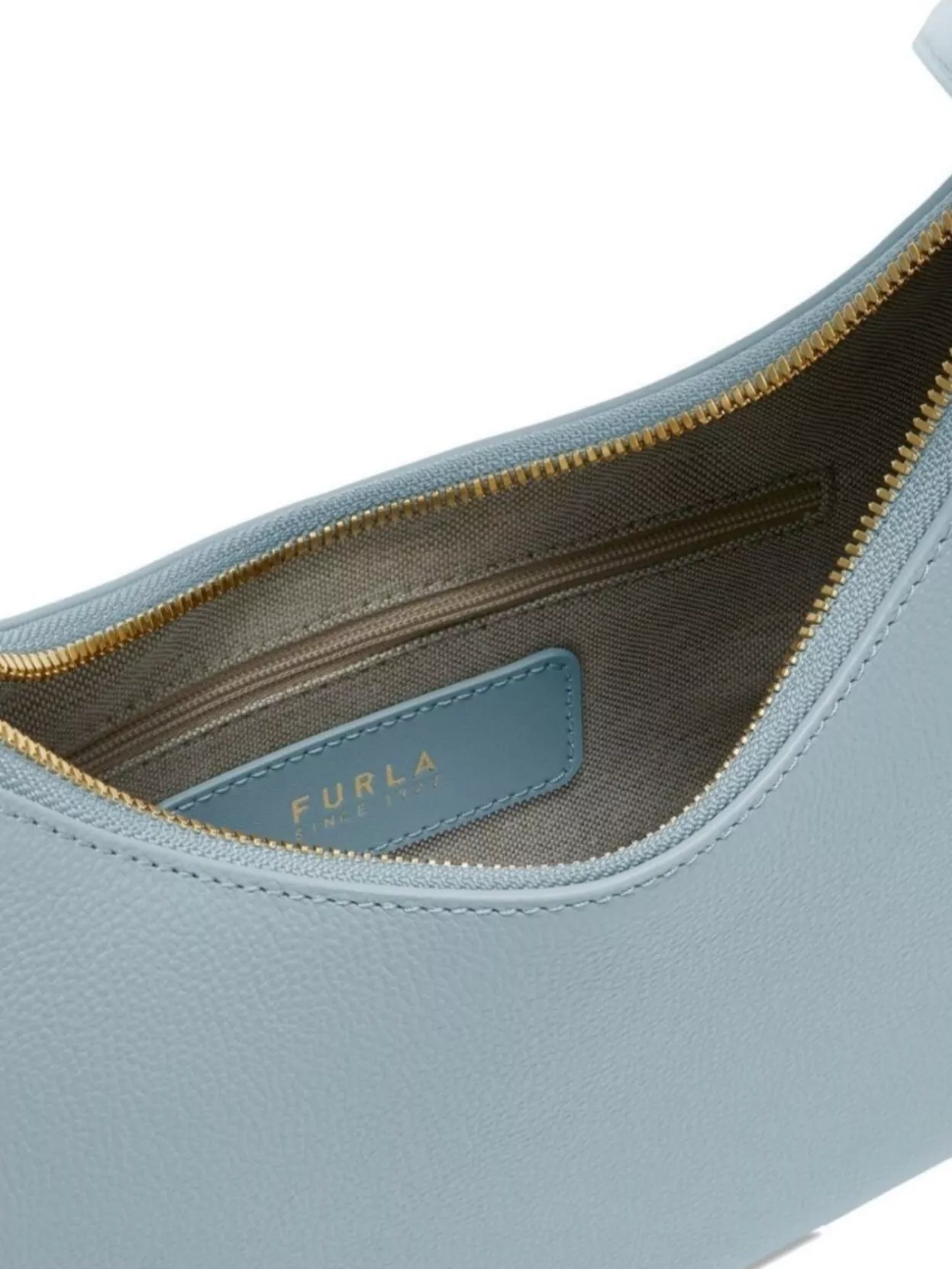 Furla Leather Shoulder Bag With Adjustable Strap And Gold-Tone Hardware