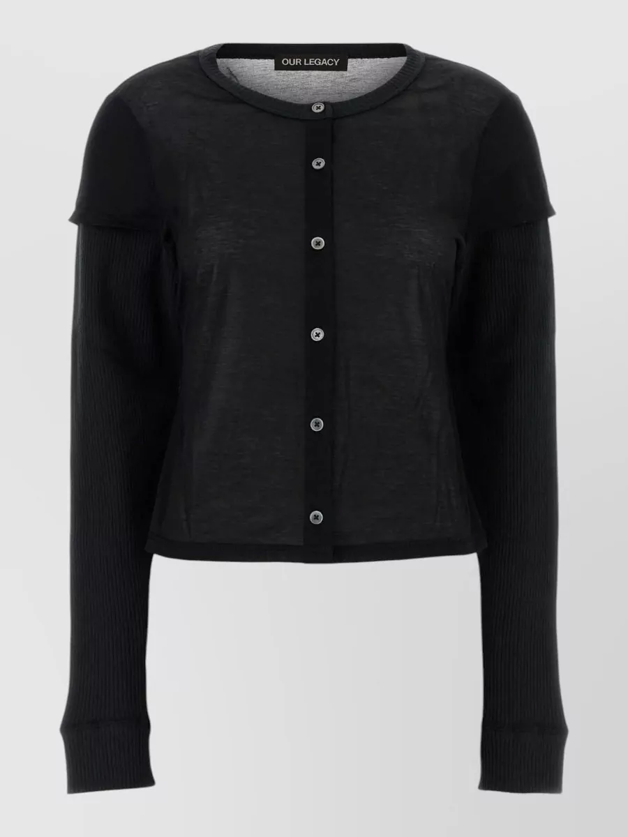 Our Legacy cotton blend cardigan