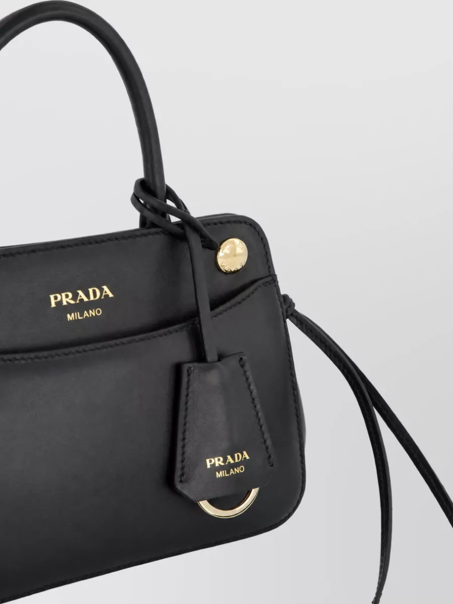 Prada Carry Mini Leather Shoulder Bag