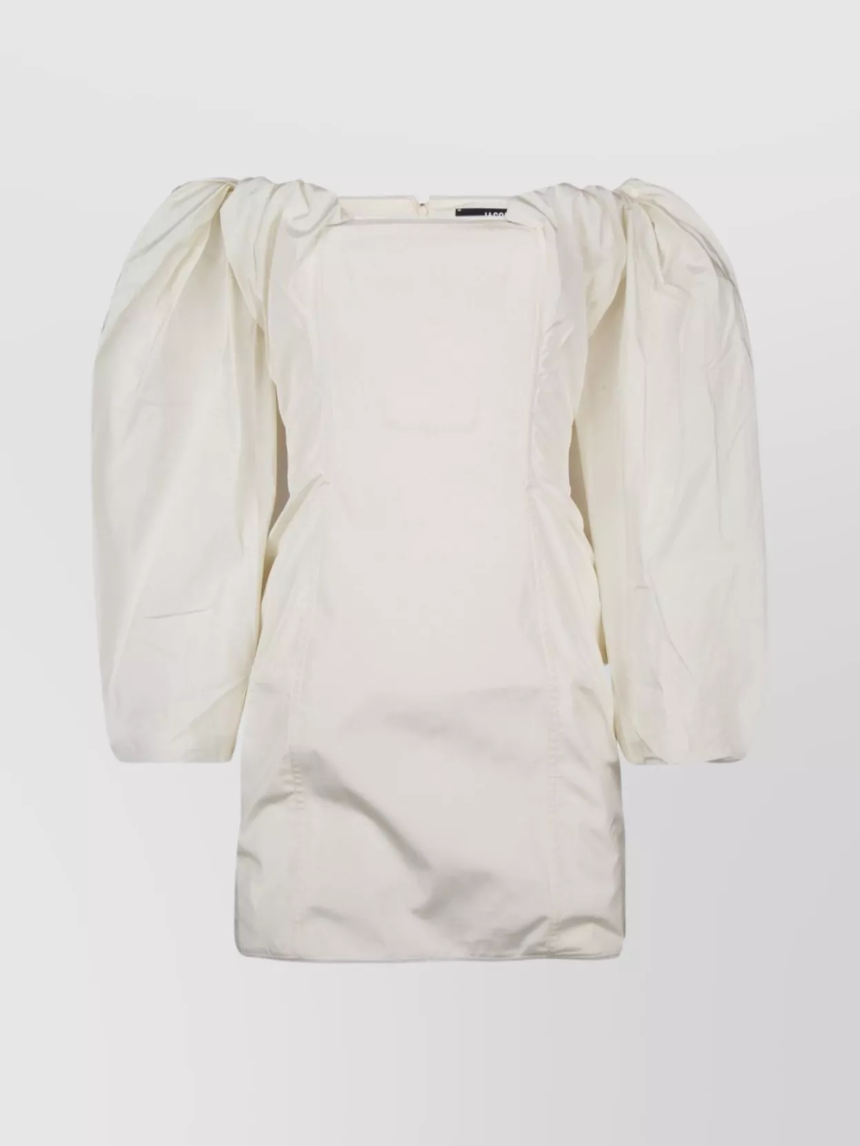 Shop Jacquemus La Robe Taffetas Puff Sleeve Mini Dress